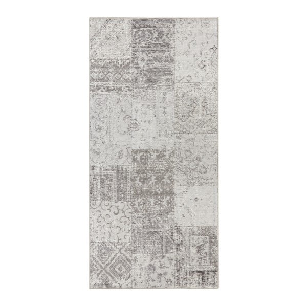 Runner Denain grigio e crema, 80 x 200 cm Pleasure - Elle Decoration