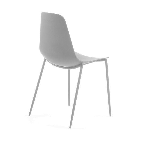 Set di 4 sedie da pranzo grigie Wassu - La Forma-image-3