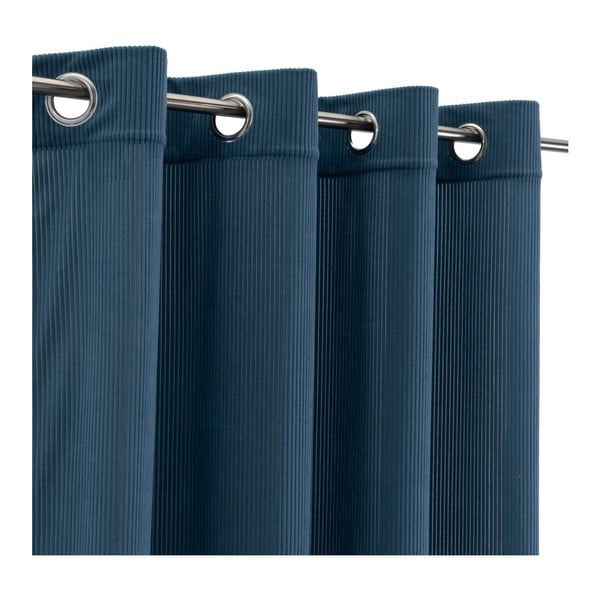 Tenda blu in velluto a coste 140x260 cm Merely – Casa Selección-image-2