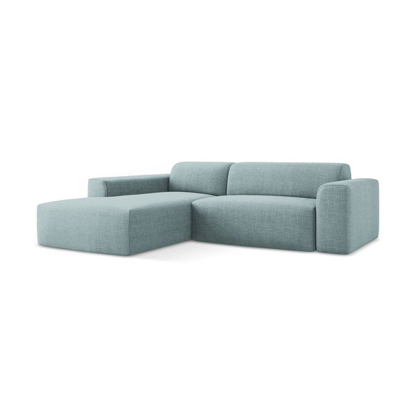 Divano angolare blu (con penisola a sinistra/con chaise lounge) Keli – Makamii-image-2