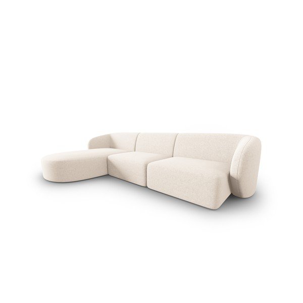 Divano angolare crema, angolo sinistro Shane - Micadoni Home-image-2
