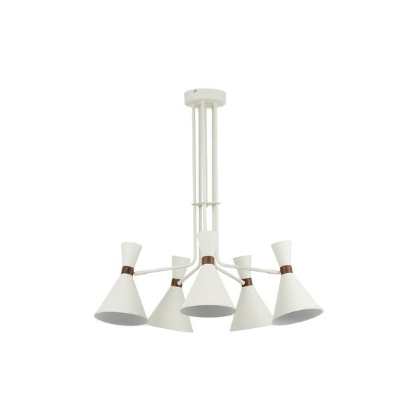 Lampadario bianca con paralume in metallo ø 86,5 cm Hoodies - Light & Living-image-1