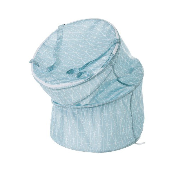 Cesto portabiancheria blu Unimasa Bobby, Ø 40 cm - Casa Selección-image-2