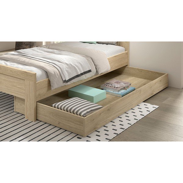 Contenitore sottoletto per bambini di colore naturale 90x200 cm Sam – Vipack-image-1