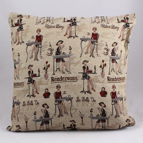 Povlak na polštář Paris, 45 x 45 cm