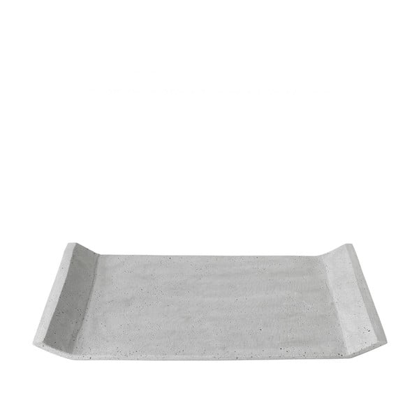 Vassoio decorativo grigio Pietra, 40 x 30 cm - Blomus