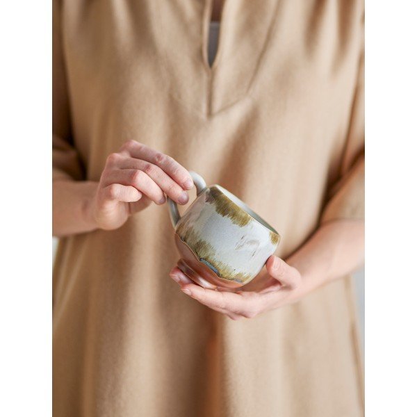 Tazzine in set per cappuccino in gres 4 pz 200 ml Jade – Bloomingville-image-1