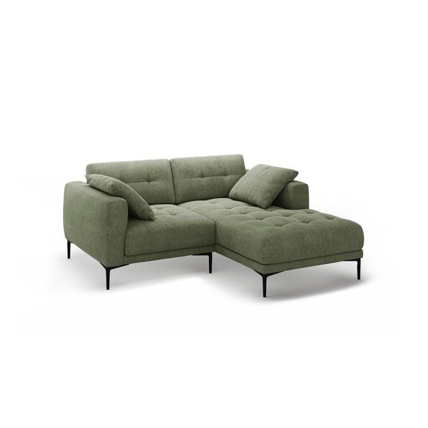 Divano angolare verde (con penisola a destra/con chaise lounge) Bemy – Micadoni -image-1