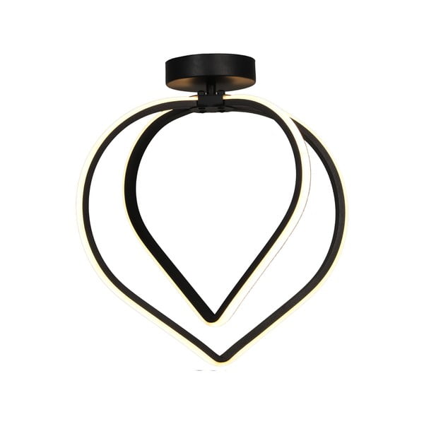 Plafoniera LED nera in metallo Pars – Squid Lighting-image-2