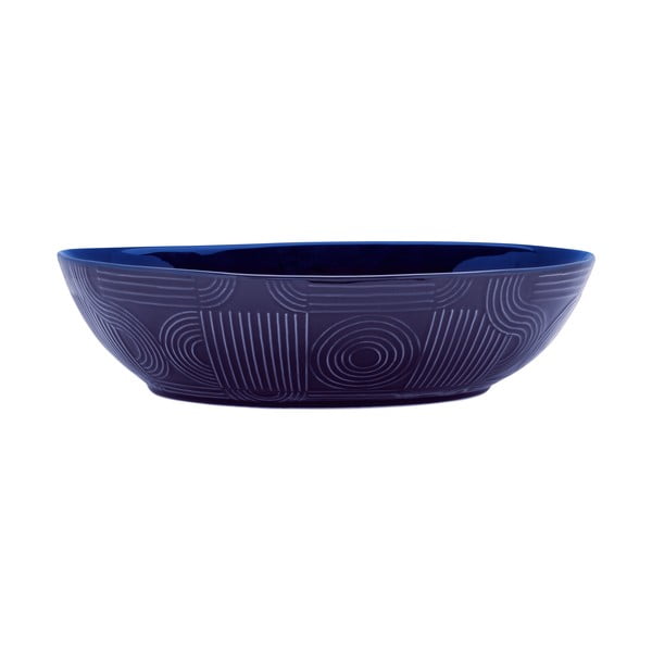 Ciotola da portata in ceramica blu scuro Arc - Maxwell & Williams