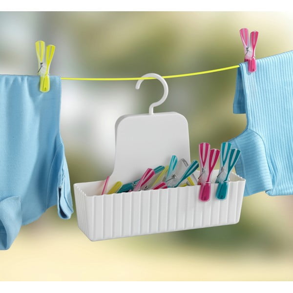 Supporto bianco per bagno da appendere Minas - Allstar-image-3