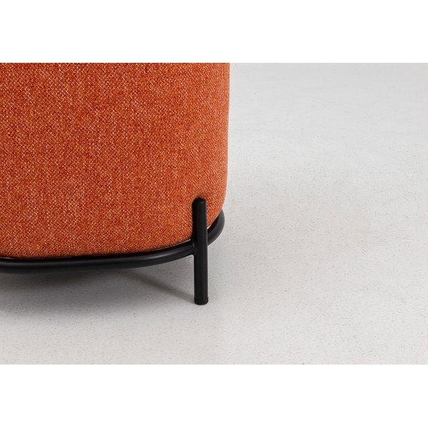 Pouf rosso corallo , ø 42 cm Harry - Tenzo-image-1