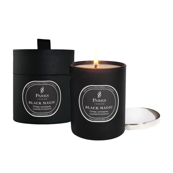 Candela magica al profumo di arancia e citronella, 50 ore di combustione Orange Lemongrass - Parks Candles London