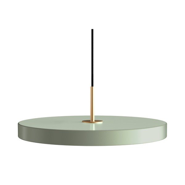 Lampada a sospensione LED verde chiaro con paralume in metallo ø 43 cm Asteria Medium - UMAGE