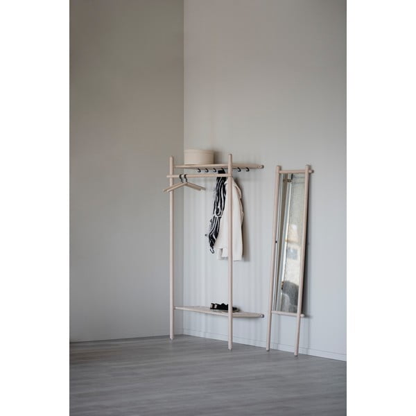 Set da ingresso in legno di quercia in colore naturale Milford - Rowico-image-4