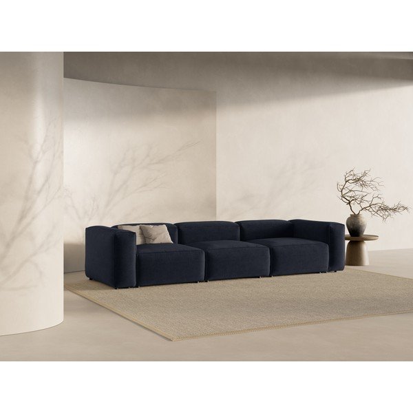 Divano blu scuro 364 cm Bergamo – Cosmopolitan Design-image-1