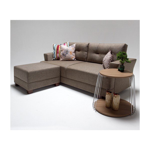 Divano marrone angolo sinistro Ingrid - Balcab Home-image-2