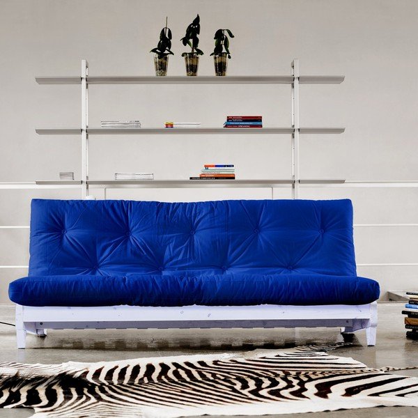 Rozkládací pohovka Karup Fresh White/Royal-image-1