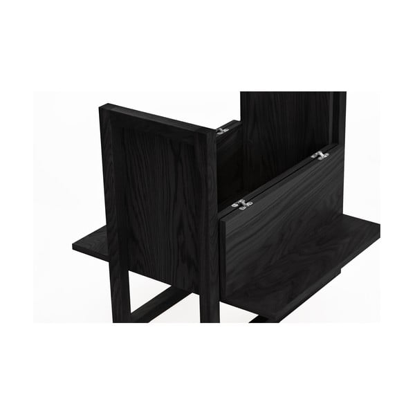 Portabottiglie in rovere nero 59x60 cm NewEst - Woodman-image-4