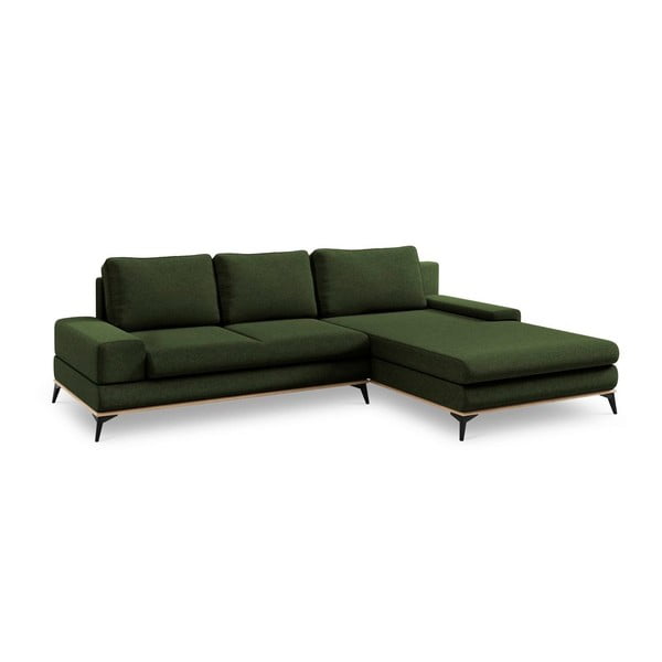 Angolo del divano letto verde bottiglia, angolo destro Planet - Windsor & Co Sofas-image-2