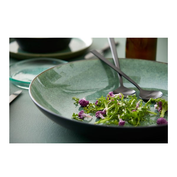 Ciotola verde/nera in gres ø 40 cm Gastro Black/Green – Bitz-image-1