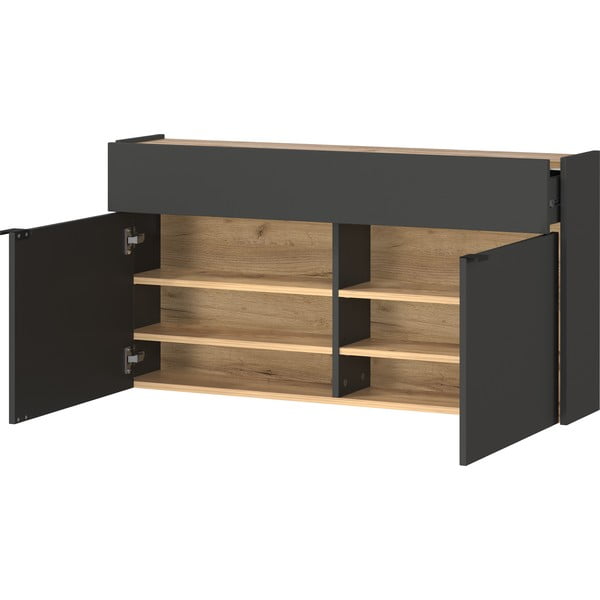 Armadietto color antracite 110x57x22 cm Ameca – Germania-image-3