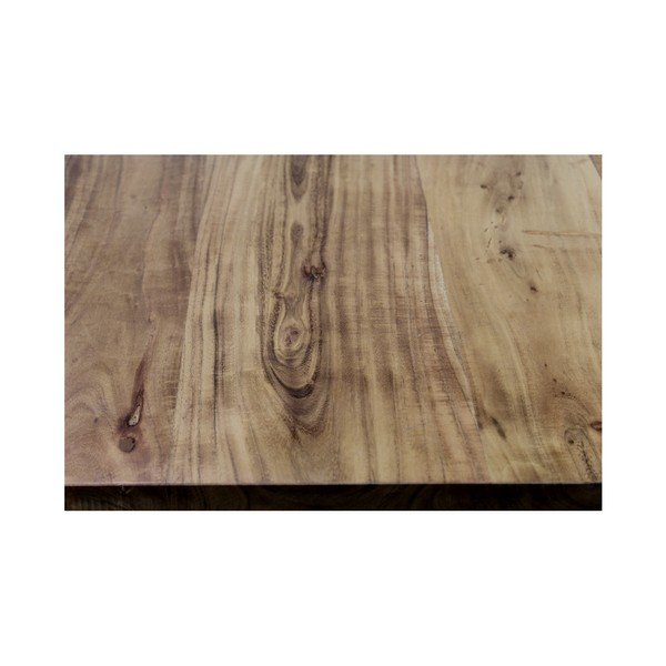 Tavolo da pranzo con piano in legno di acacia non trattato SoHo, 100 x 220 cm - HSM collection-image-3