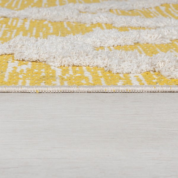 Tappeto giallo 160x230 cm Moroc Larache - Flair Rugs-image-3
