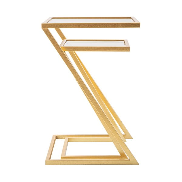 Set di 2 tavoli contenitori con piano in vetro 40x40 cm Zet - Mauro Ferretti-image-3