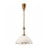 Lampadario in colore naturale dorato con paralume in vetro ø 30 cm Ciara - LAMKUR
