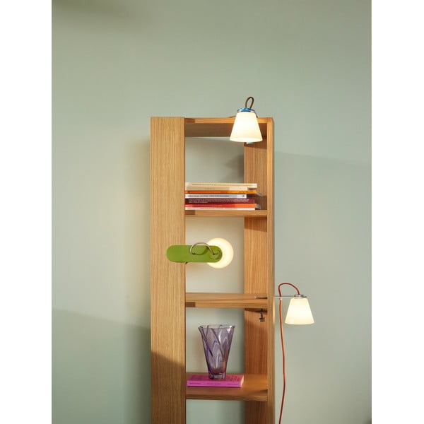 Lampada da tavolo grigia con paralume in vetro (altezza 23 cm) Lure - Hübsch-image-4