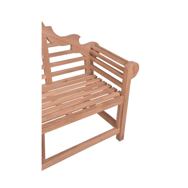 Panchina da giardino in legno di colore naturale Picadilli - Garden Pleasure-image-1