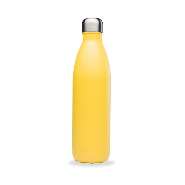 Bottiglia gialla da viaggio in acciaio inox 750 ml Pop - Qwetch-image-1