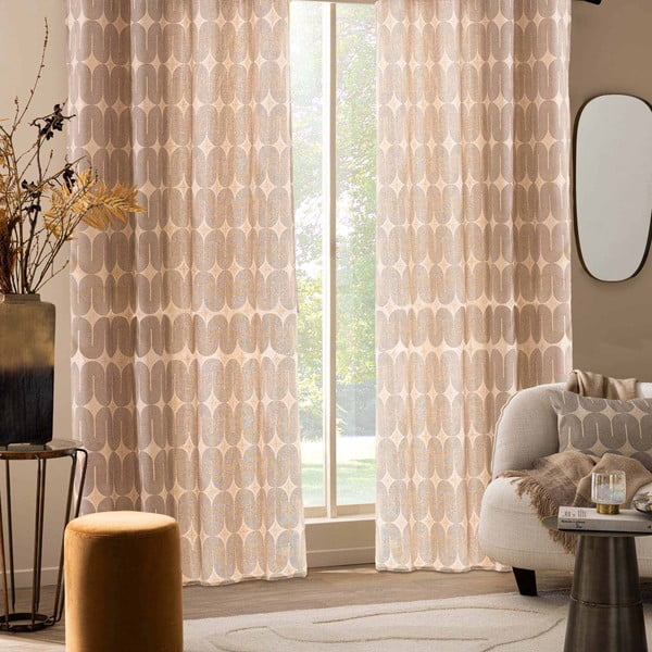 Tenda nera/beige 140x240 cm Ondine – douceur d'intérieur-image-3