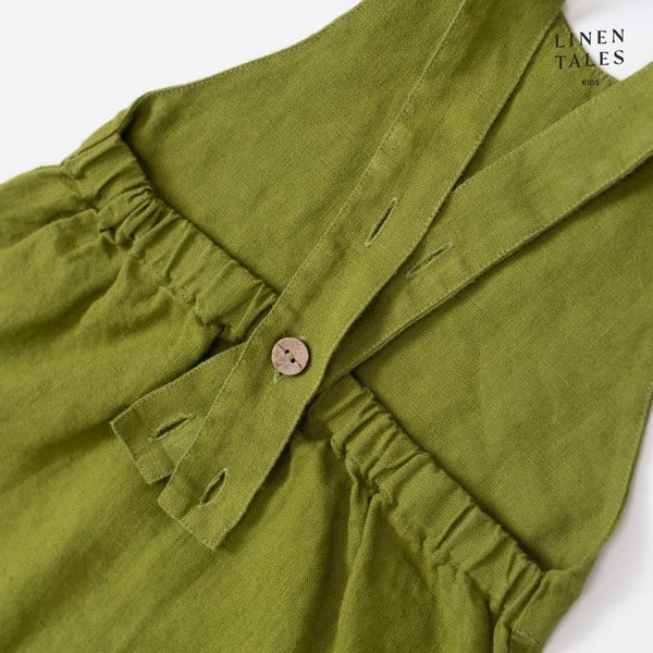 Tutine in lino Moss Green - Linen Tales-image-3