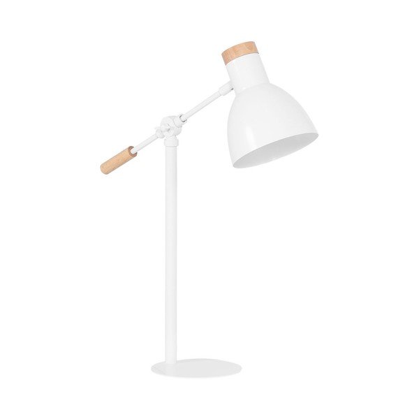 Bílá stolní lampa Vox Lige