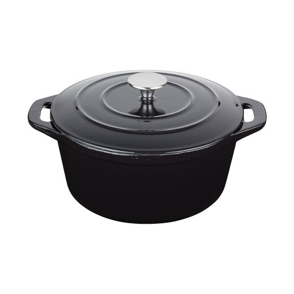 Litinový kastrol Master Class Black, 5 l