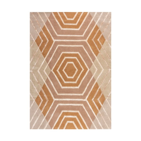 Tappeto in lana beige , 160 x 230 cm Harlow - Flair Rugs