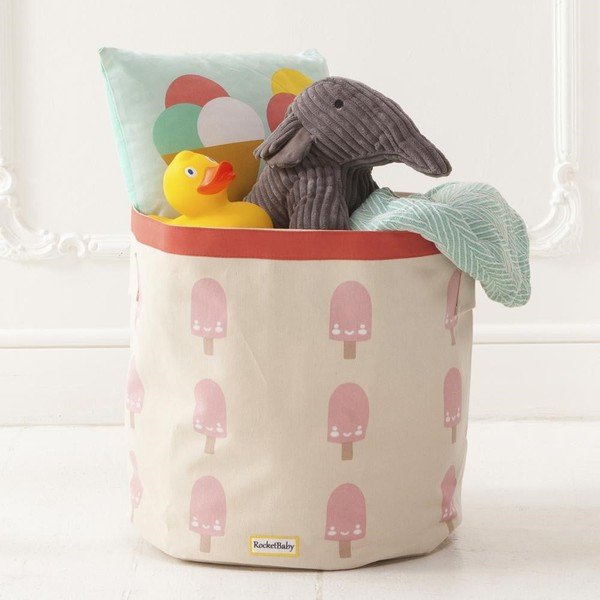 Scatola portaoggetti per bambini in tessuto Sweetie the Ice Cream - Rocket Baby-image-4