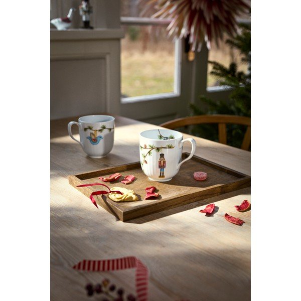 Tazza bianca in porcellana a tema natalizio 330 ml Hammershøi Christmas – Kähler Design-image-3