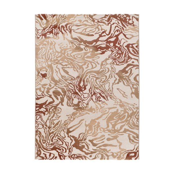 Tappeto beige/color terracotta 160x230 cm Astra – Universal