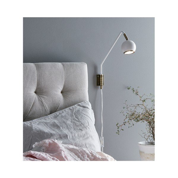 Lampada da parete bianca Coco - Markslöjd-image-1
