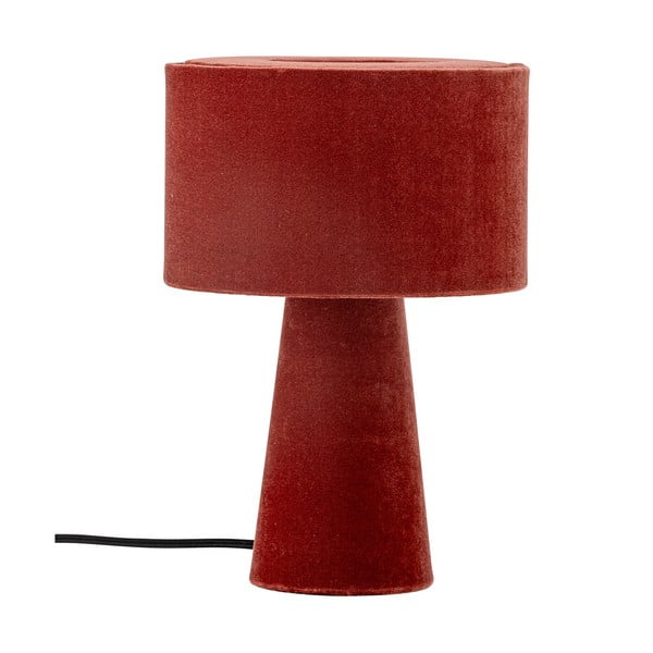 Lampada da tavolo rossa con paralume in tessuto (altezza 30 cm) Emmie - Bloomingville-image-2