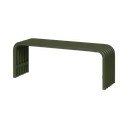 Panca da giardino verde in metallo Nokk – noo.ma