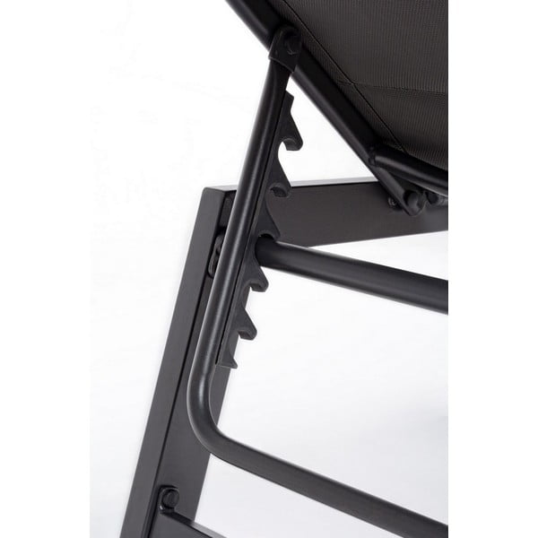 Sdraio da giardino color antracite in metallo regolabile Hilde   – Bizzotto-image-3