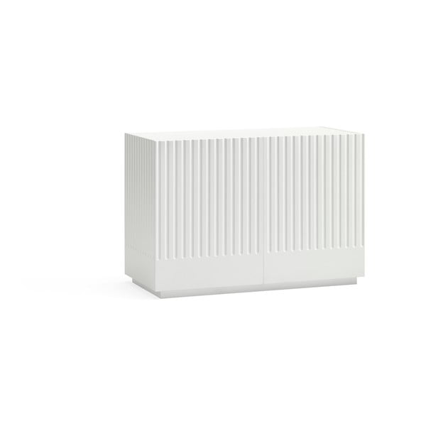 Cassettiera bassa bianca 100x70 cm Doric - Teulat-image-2