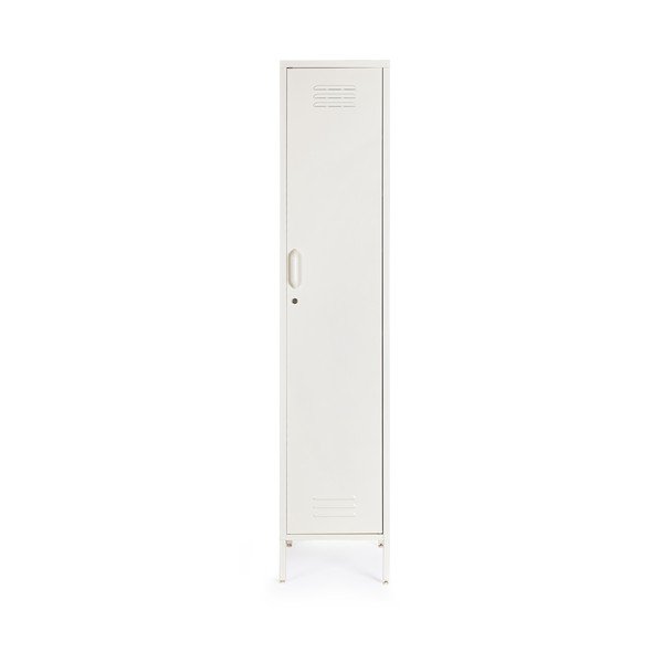 Armadietto color crema in metallo con chiusura a chiave 38x185x46 cm Cambridge – Yes Everyday