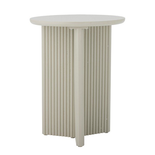 Tavolino rotondo con effetto abete ø 40 cm Edith – Bloomingville