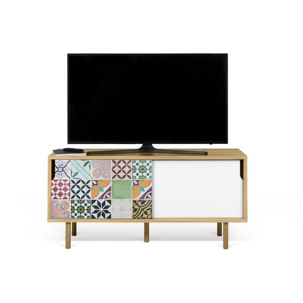 Tavolino TV in rovere Dann Djibuthi - TemaHome-image-3
