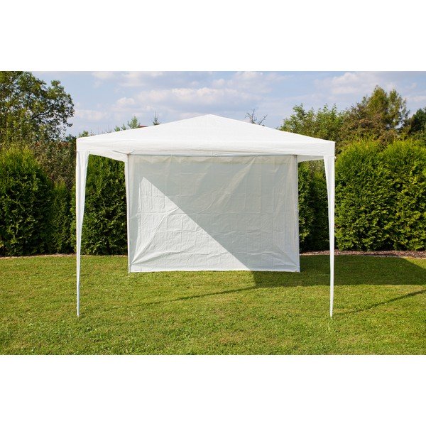 Parete laterale bianca della tenda da giardino - VETRO-PLUS-image-3
